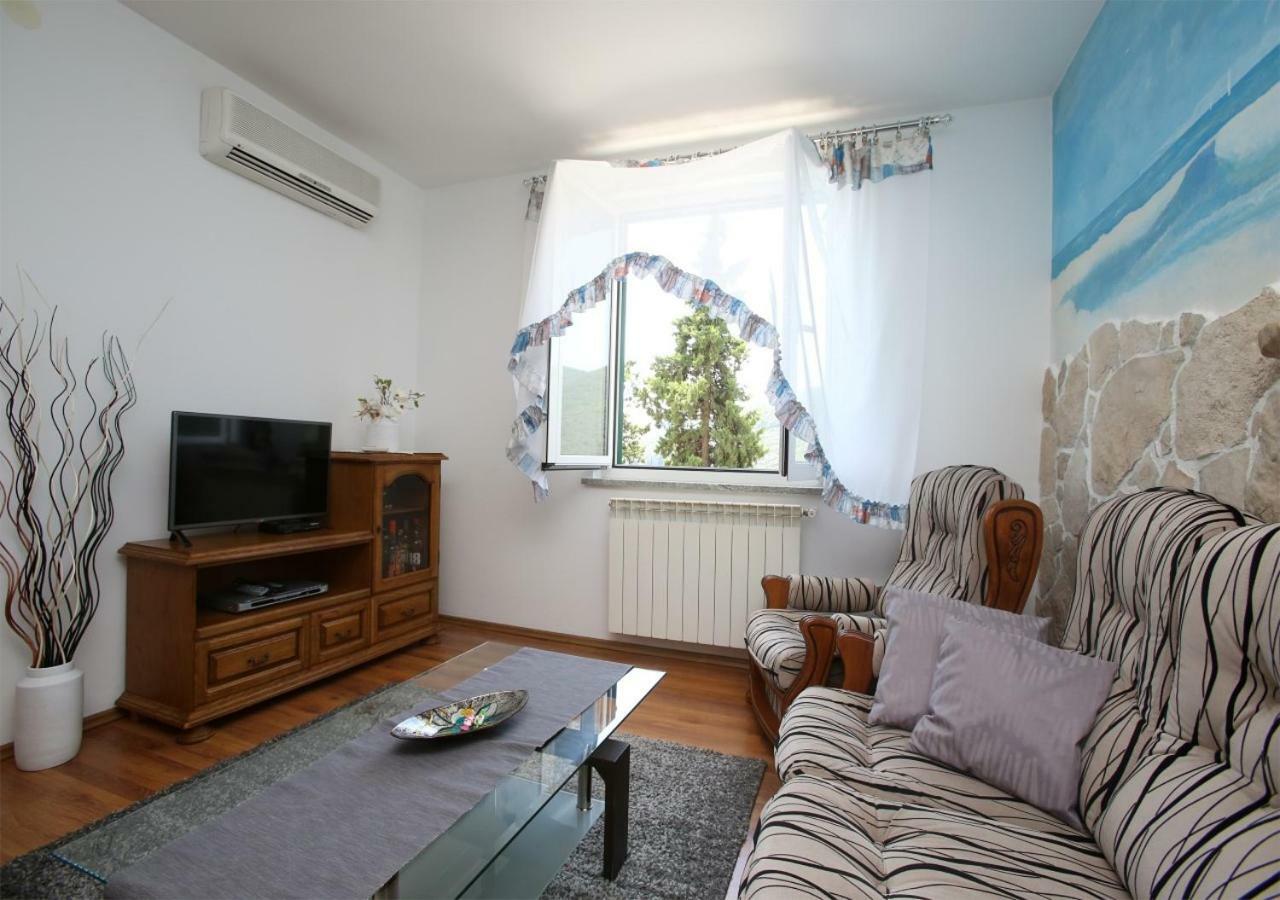 4 Persons App With Great Sea View,Ac,Wifi,399 Apartment Rabac Luaran gambar